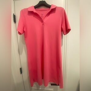 Isaac Mizrahi Live - Essentials Pima cotton split neck dress size M